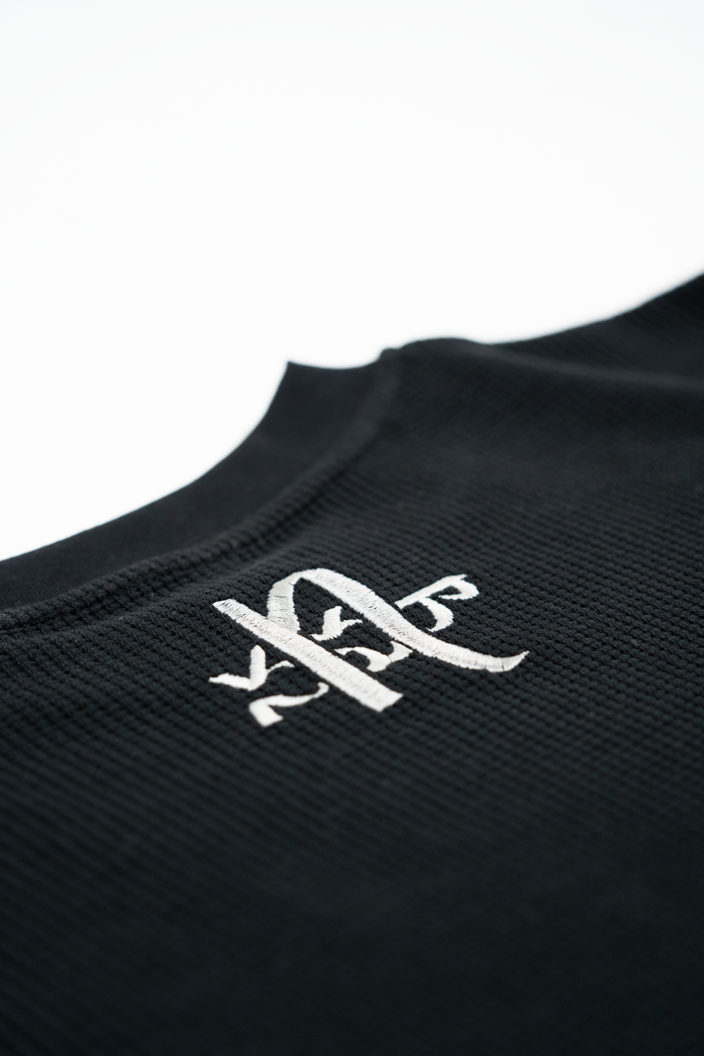 “rātri” waffle knit long sleeve