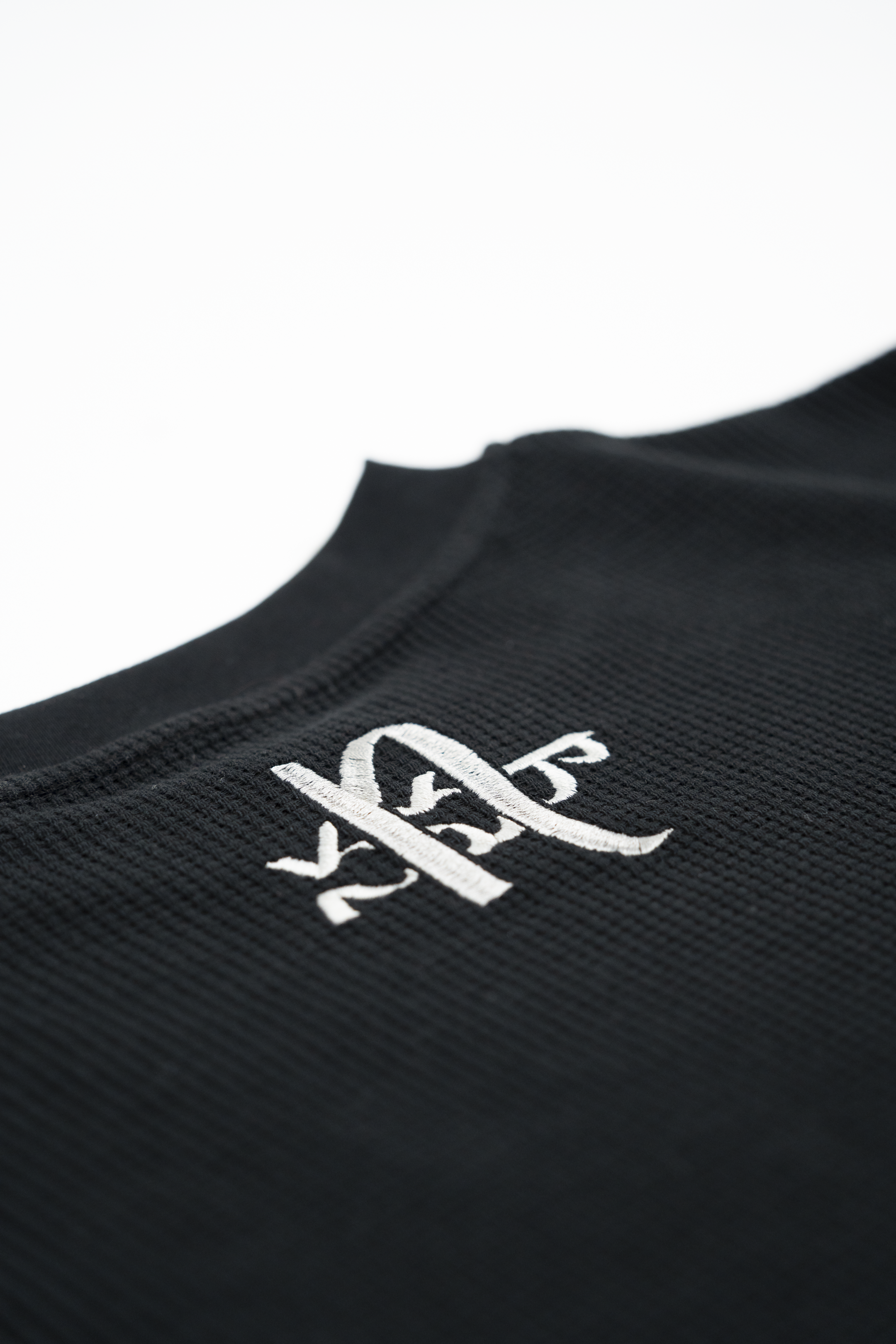 “rātri” waffle knit long sleeve